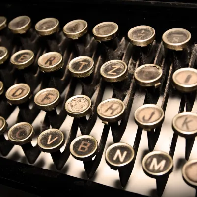 Typewriter pattern image