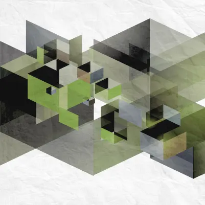 Fractal, Green pattern image