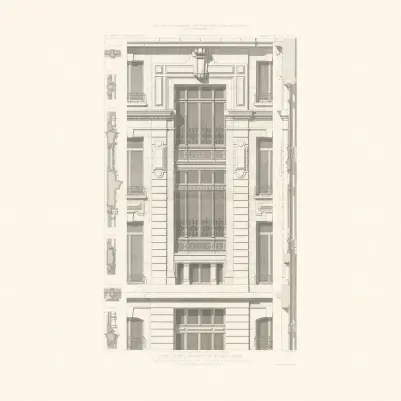 Hotel Hachette, Vintage pattern image