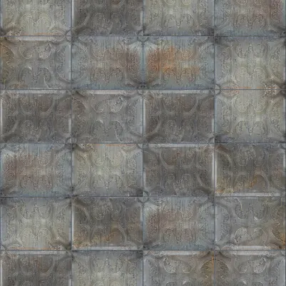 Tin Plates, Black pattern image