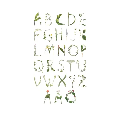 ABC for the spelling bee in Swedish pattern image