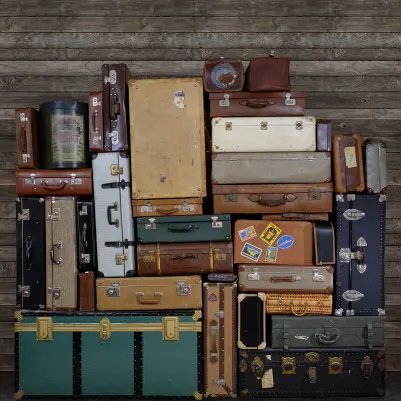 Stacked Suitcases, Heap pattern image