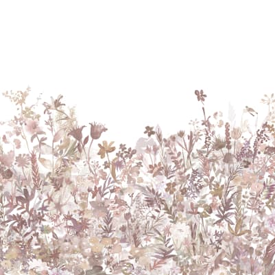 May Meadow, Dusty Pink pattern image