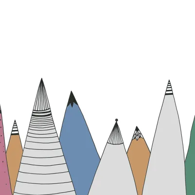 Mountain Ridge, Color pattern image
