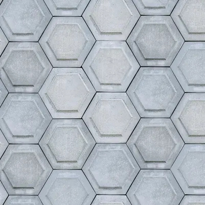 Concrete Hexagon pattern image