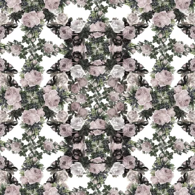 Floral Frida, Vintage pattern image