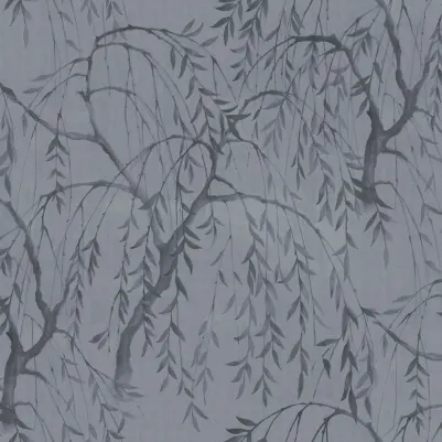Weeping Willows, Still Waters Blue pattern image