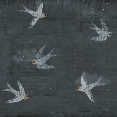 Concrete Art, Night Swallow pattern image