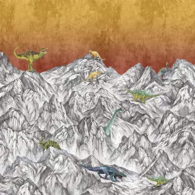 Dinosaur Mountain, Volcano pattern image