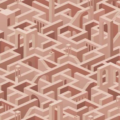 Metropolis, Maze pattern image