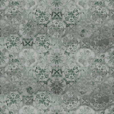 Oriental Tiles, Sage pattern image