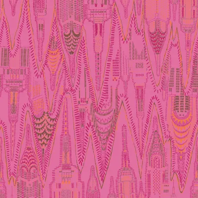 Manhattan, Hot Pink pattern image