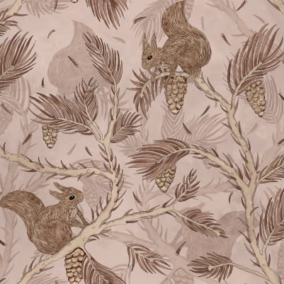 Squirrel Mountain, Pink pattern image