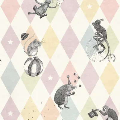 Circus Corner Pastel pattern image
