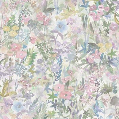 Poppy Meadow, Pastel pattern image