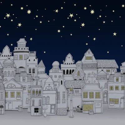 Star Town, Night pattern image