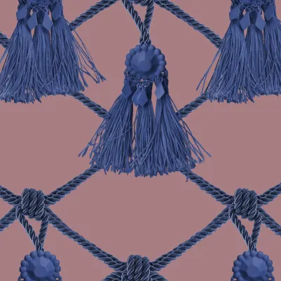 Tassels, Pink Delight pattern image