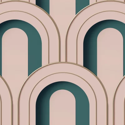Arch Deco Bijou, Rebel Pink pattern image