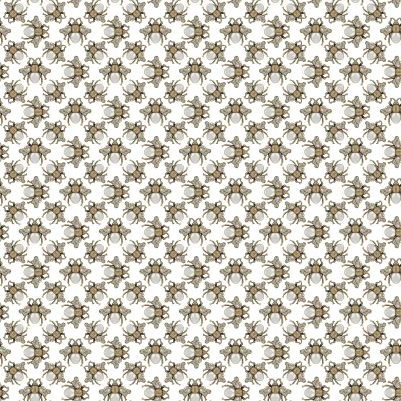 Small Jewel Wings, Diamond White pattern image