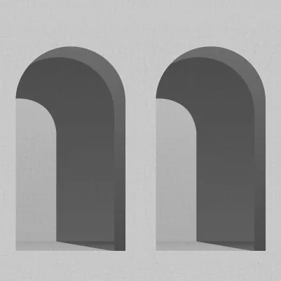 Arch, Gray pattern image