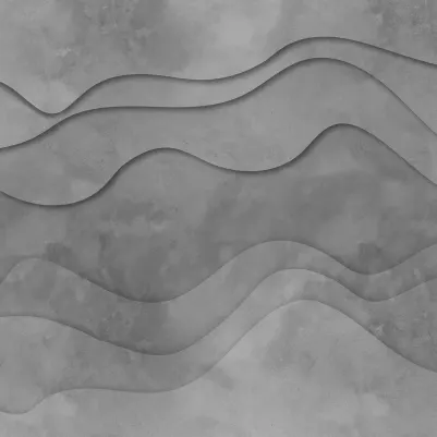 3D Wave, Gray pattern image