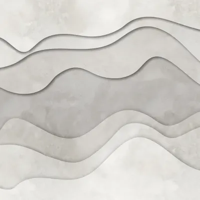3D Wave, White pattern image