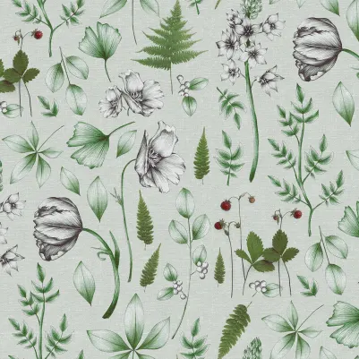 Botanical Green pattern image