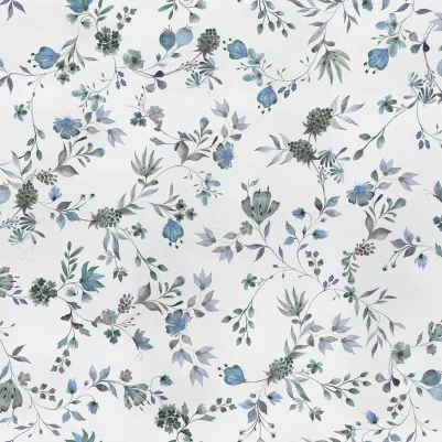 Blossom Fling, Blue pattern image