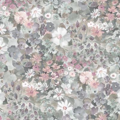 Summer Field, Dusty Pink pattern image