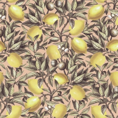 Lemon Tree, Pink pattern image