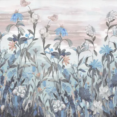 Misty Garden, Blue pattern image