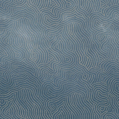 Wiggly Dots, Blue pattern image