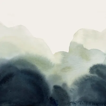 Flowing Hills, Blue pattern image
