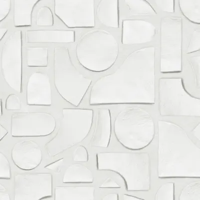 Clay Figures, White pattern image