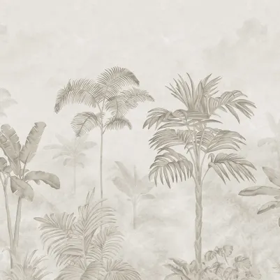 Jungle Horizon, Beige pattern image