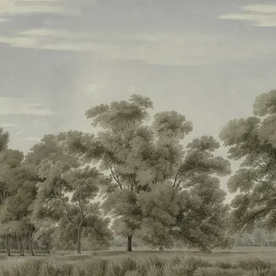 Whispering Forest, Green pattern image