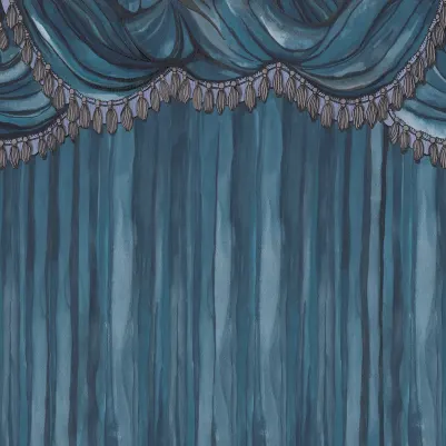 Behind the Curtains, Blue pattern image