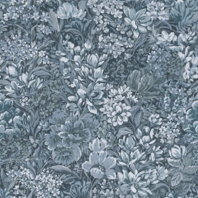 Floral Garden, Blue pattern image