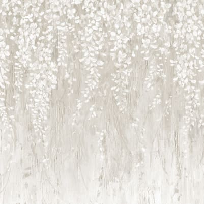 Draped Blossoms, Beige pattern image