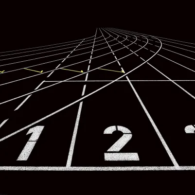 Running pattern image