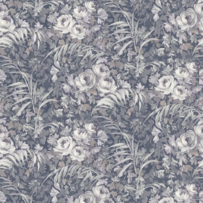 Dazzling Foliage, Blue pattern image