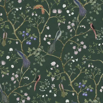 Songbirds, Emerald pattern image