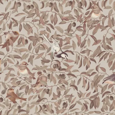 Backwood Birds,	Brown pattern image