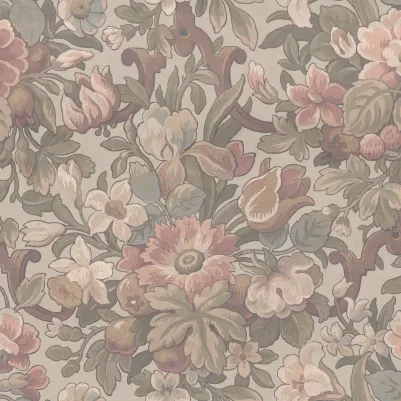 Vintage Garden, Pastel pattern image