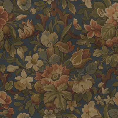 Vintage Garden, Blue pattern image