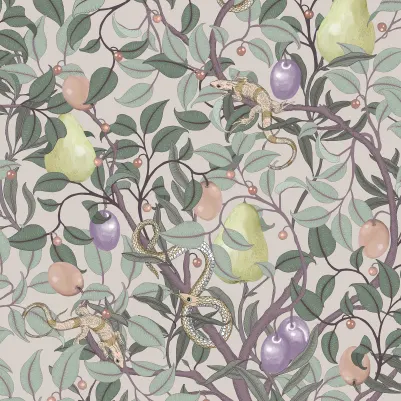Fruit Garden, Pastel pattern image