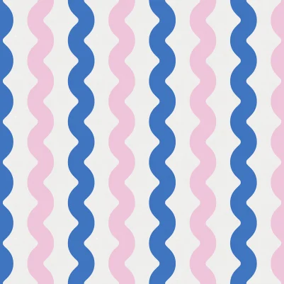Wobbly Blue & Pink pattern image