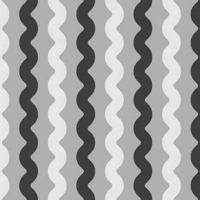 Wobbly Black & White pattern image