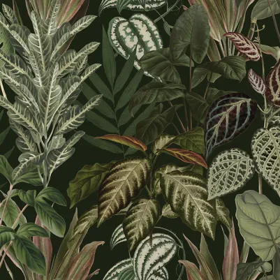 Mischievous Jungle, Lush pattern image