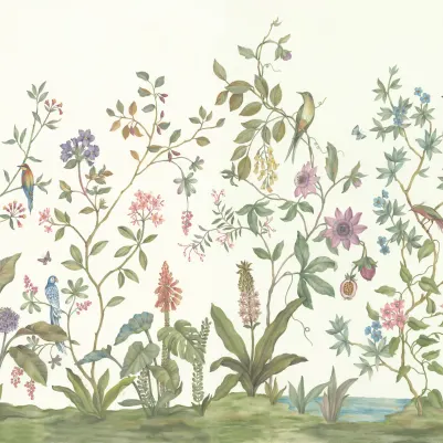 Chinoiserie, White pattern image